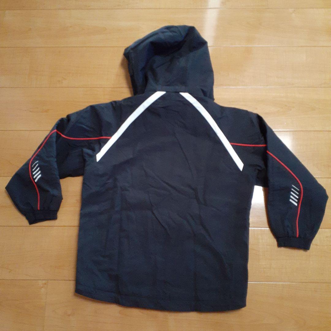DESCENTE 子ども用 スキーウェア 上下　黒/赤　150
