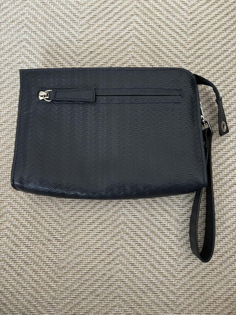 ZANELLATO  クラッチバッグネイビー