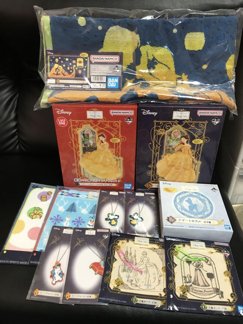 ディズニー 一番くじ プリンセス ラストワン A賞 B賞 他 全12個セット 画像1
