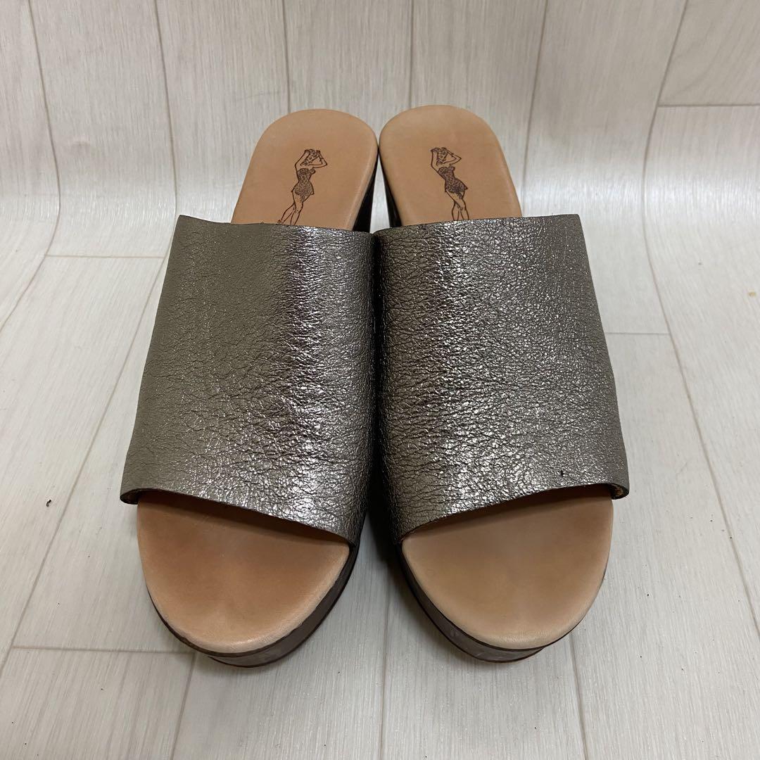USED】ROSE BUD シルバー・ゴールド サンダル 38 - メルカリ