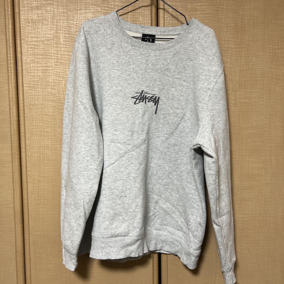 Stussy グレー トレーナー Mサイズ