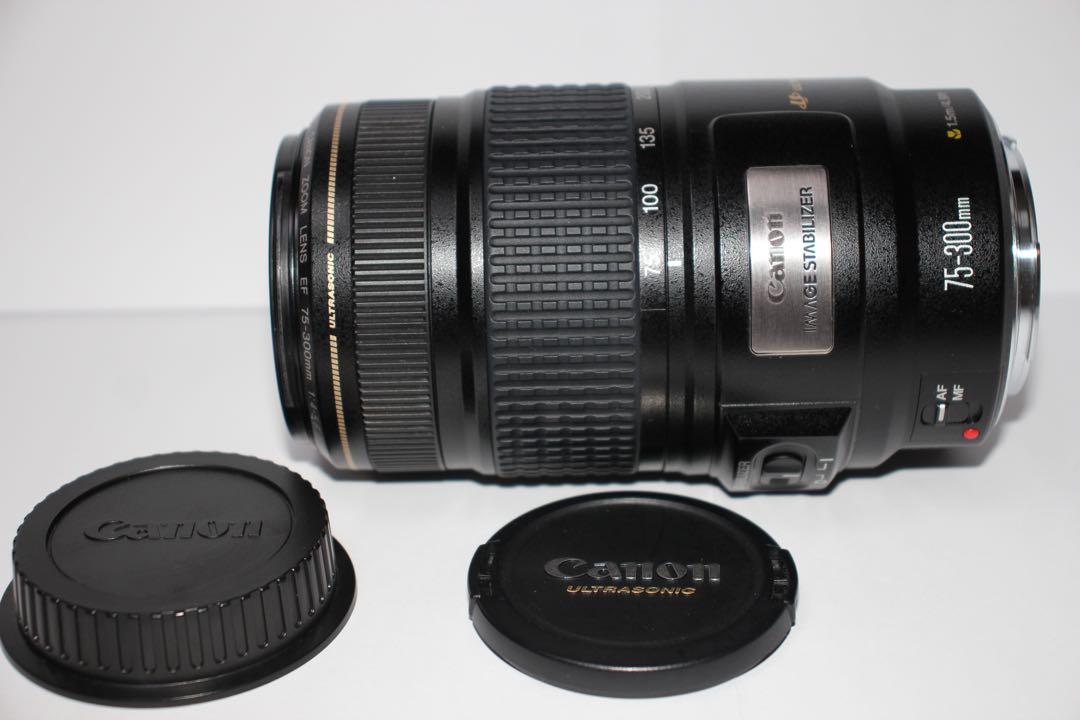 一眼レフカメラ☆手ぶれ補正レンズ☆Canon EF 75-300mm IS
