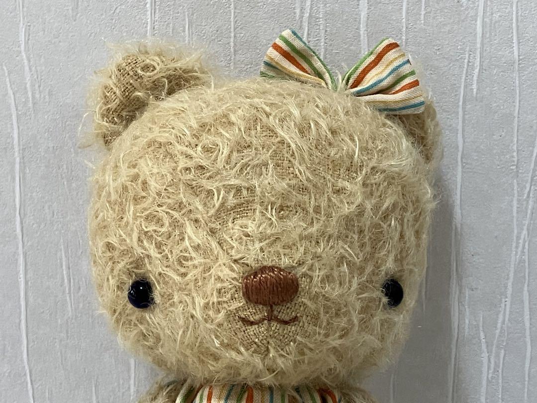 ハンドメイド　テディベア　作家　アーティストベア　ベア10
