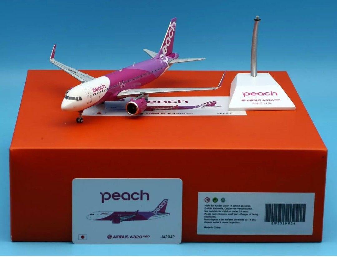 (未使用)1/200 ピーチ A320neo 旅客機(ダイキャスト) 未使用)1/200 ピーチ A320neo 旅客機(ダイキャスト)