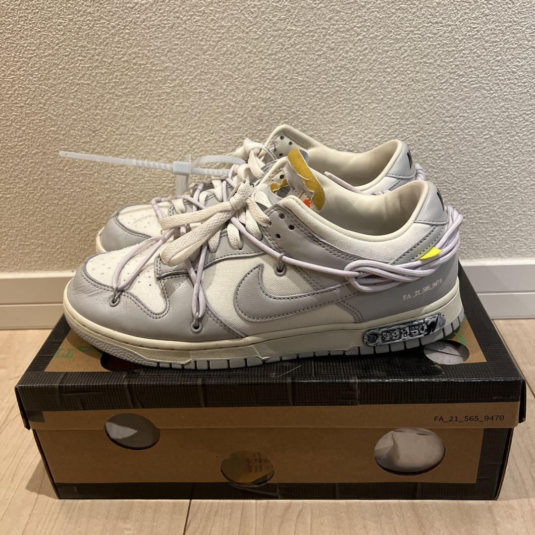 NIKE DUNK LOW off-white 49 28.5センチ