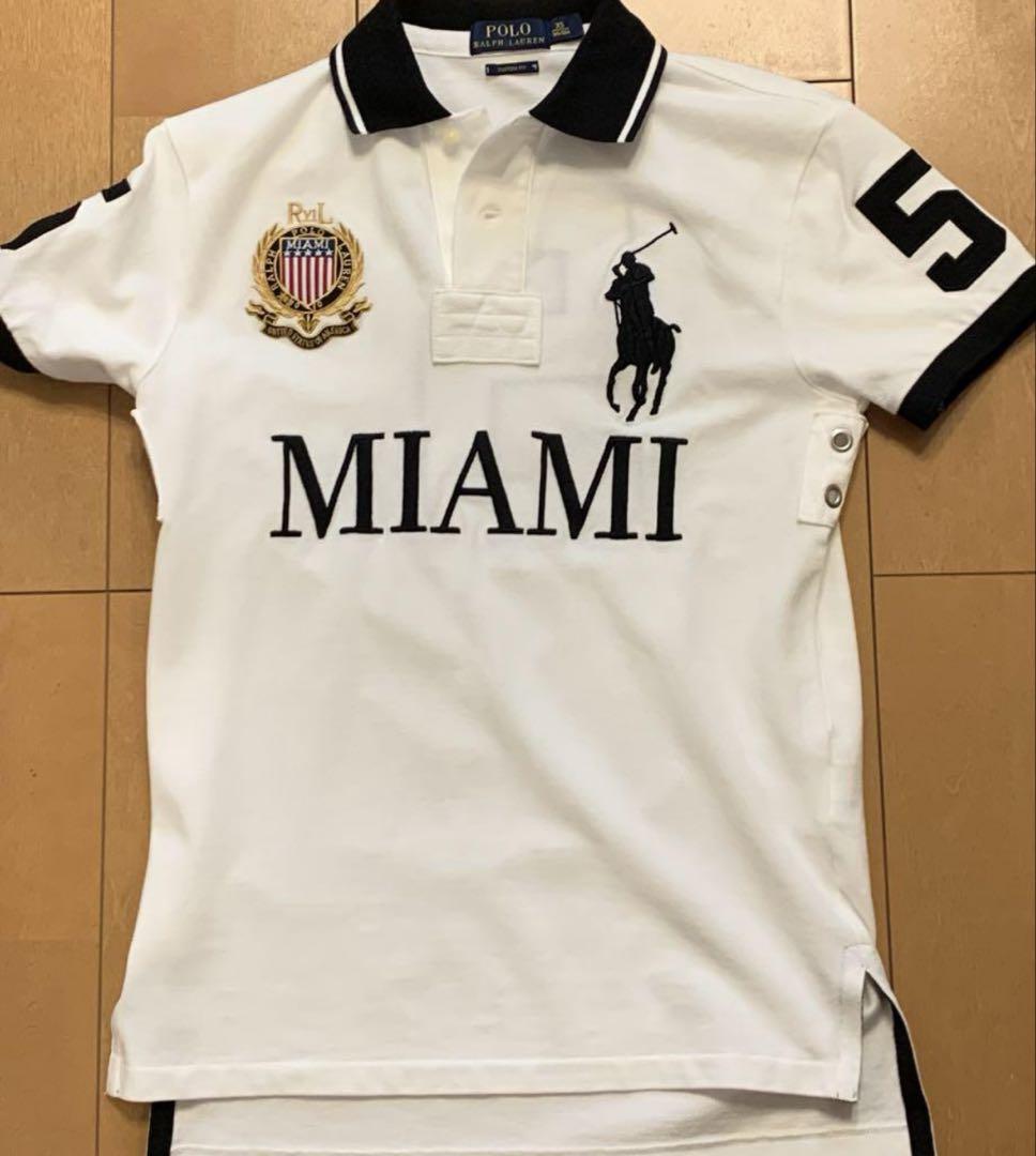 Ralph Lauren MIAMI ポロシャツ XS ビッグポニー Ralph Lauren MIAMI ポロシャツ XS ビッグポニー POLO RALPH