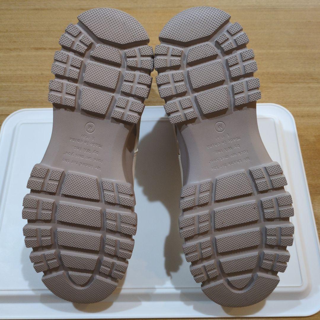 【試着のみ】リブニット ショートブーツ　ORiental TRaf…