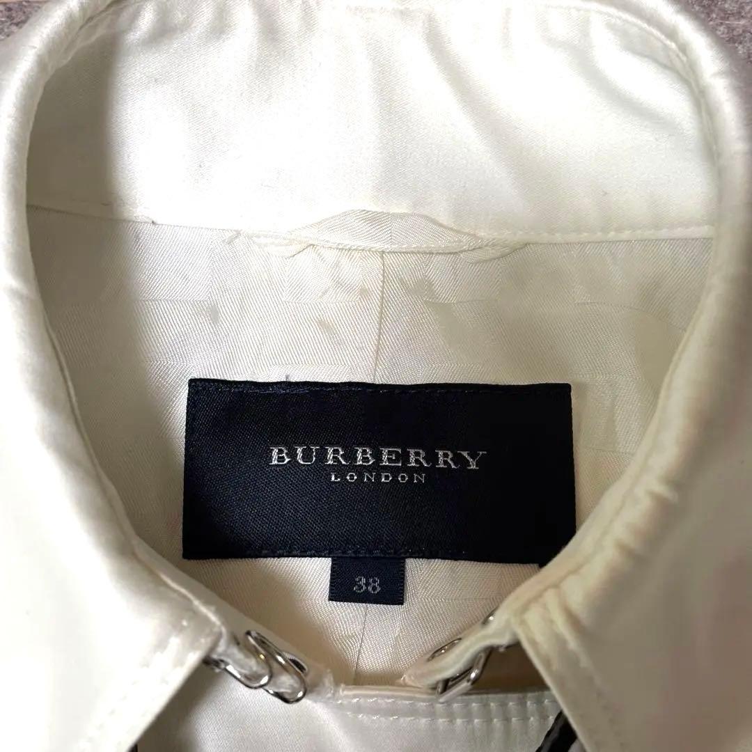 美品⭐︎バーバリーロンドン　テーラードジャケット　ダブル　ナポレオンジャケット　白