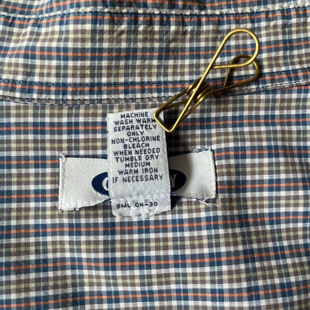 00s OLD NAVY 半袖チェックシャツ XXL オーバーサイズ A303