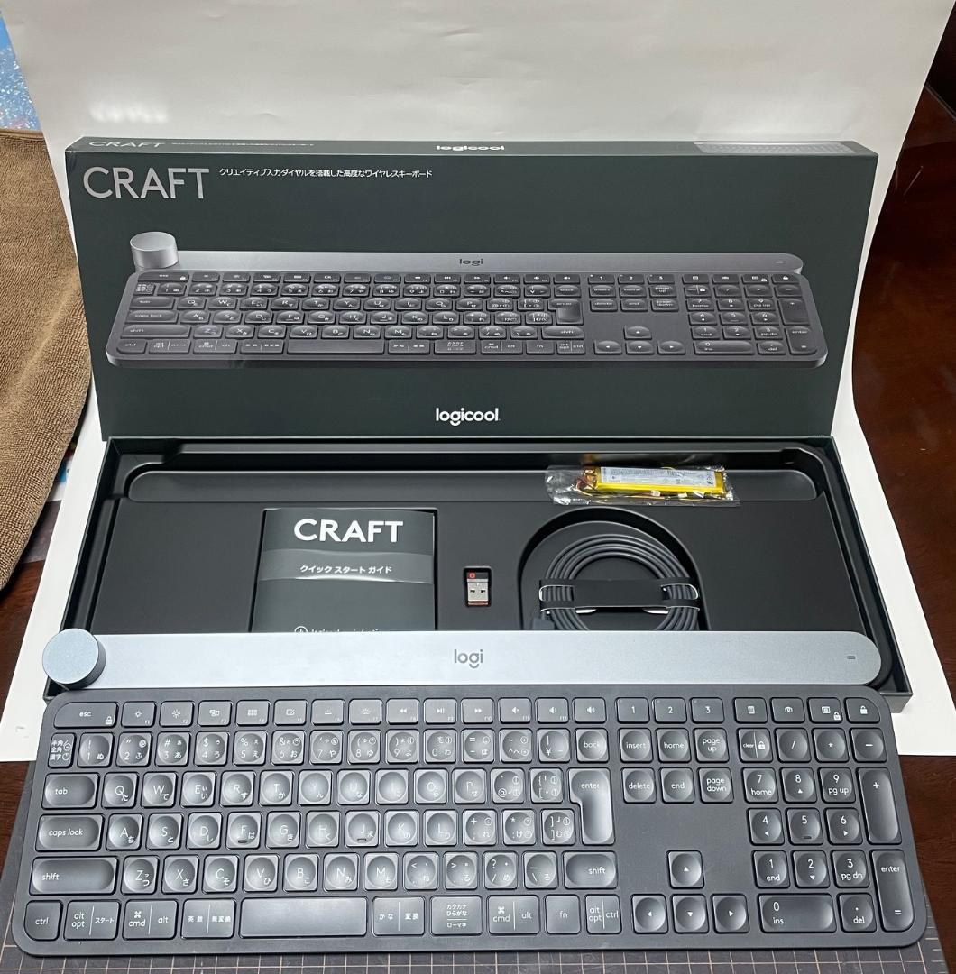 2台　ロジクール KX1000s CRAFT バッテリー交換済品 + ジャンク品