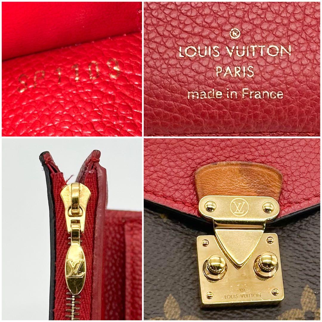 ルイヴィトン ポルトフォイユ パラス コンパクト レッド 三つ折り モノグラム ルイヴィトン ポルトフォイユ パラス コンパクト レッド 三つ折り モノグラム