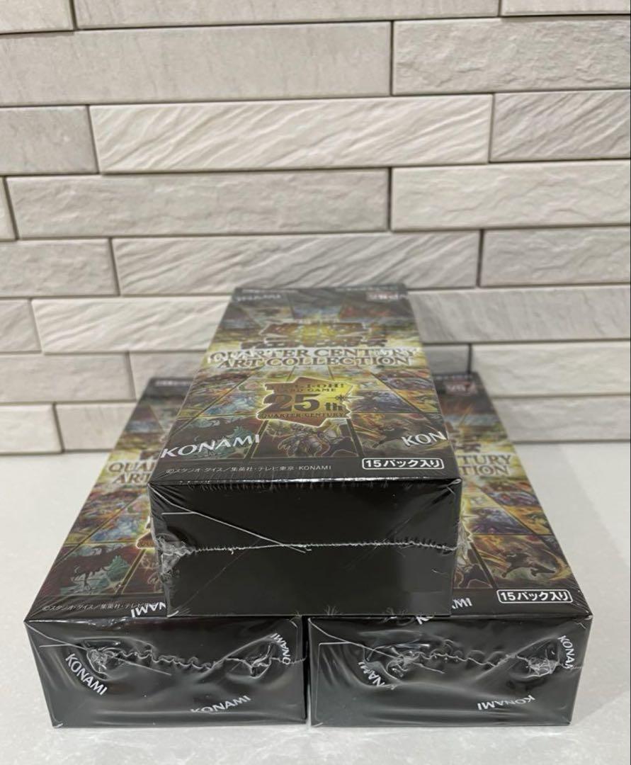遊戯王QUARTER CENTURY ART COLLECTION 3BOX