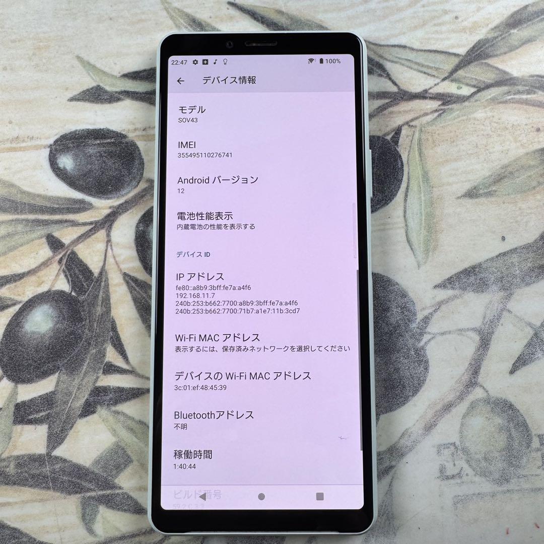 Xperia 10 ll ミント 64GB SIMロック解除済み - メルカリ