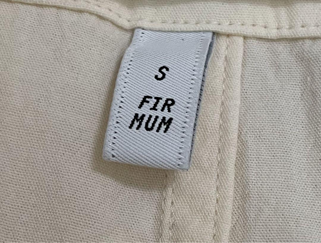 FIRMUM アイボリー モッズコート フード付き