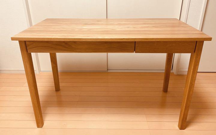 44%割引福袋 【おっこん様専用】無印良品 ワークテーブル 学習机 安心の正規品 オーク材(送料込) 学習机 ワークテーブル 【おっこん様専用】無印良品 事務机/学習机