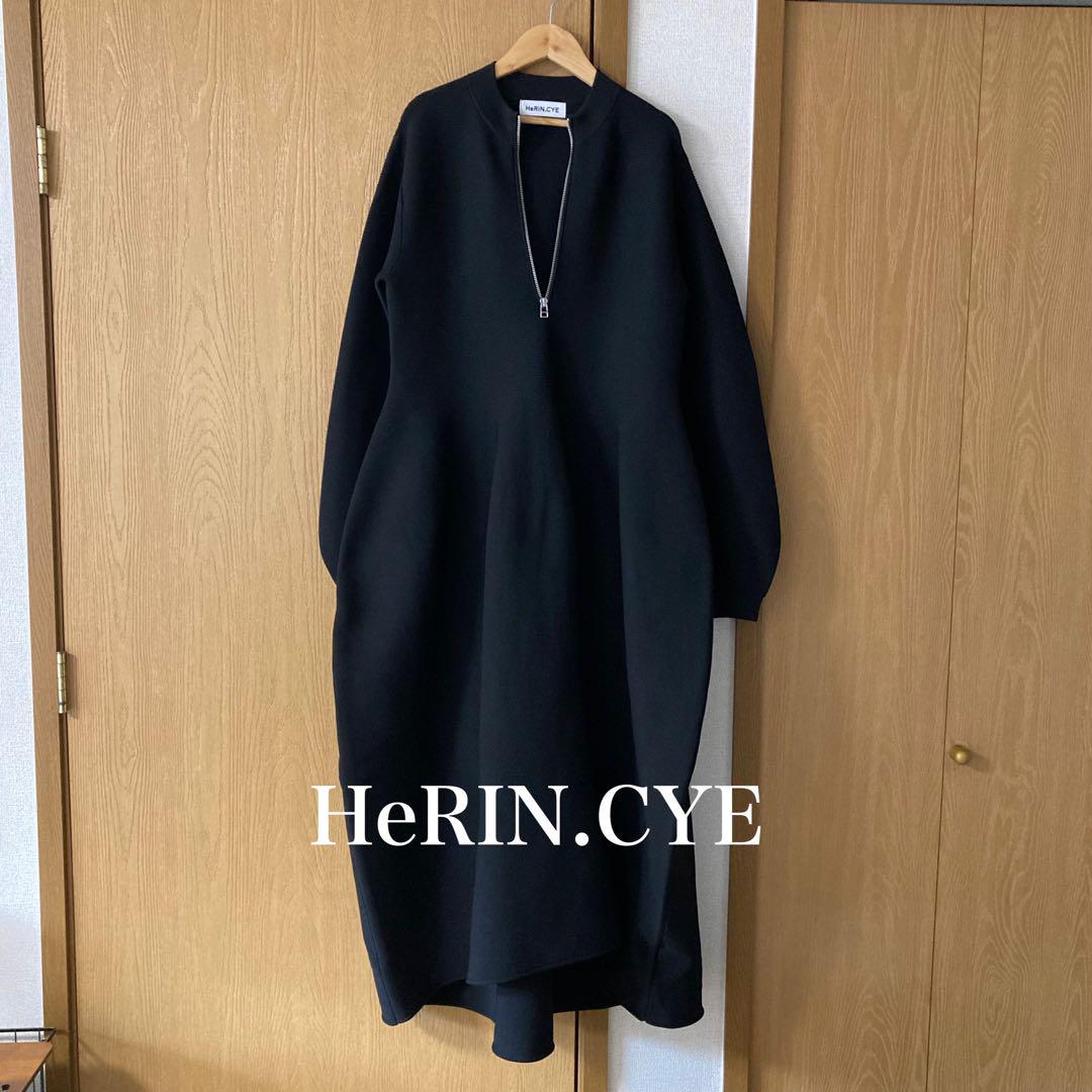 【美品】2024AW HeRIN.CYE Front zip dress