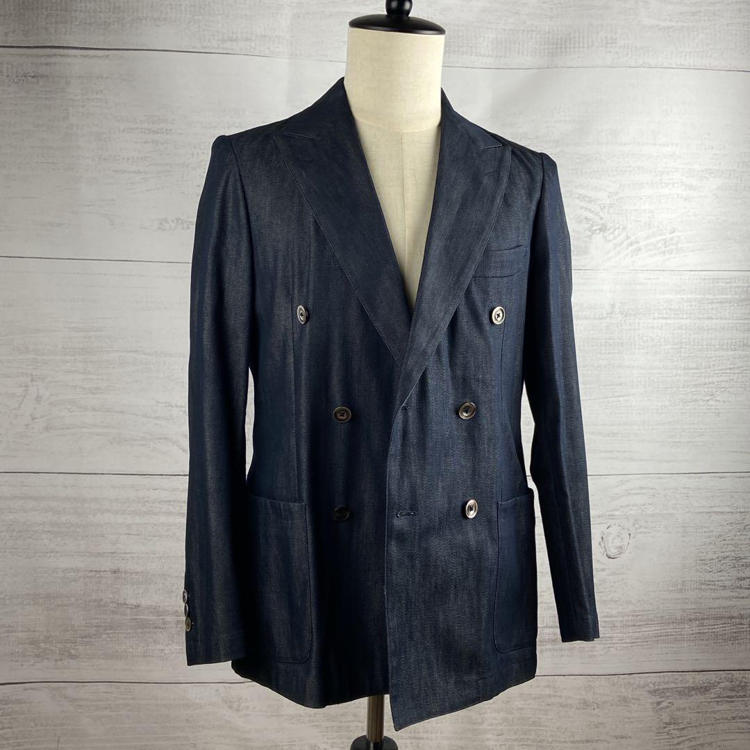 【シルク混】RING JACKET リングジャケット デニム テーラード