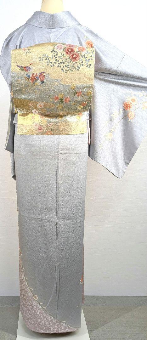 付下げ4点セット　附下げ　袋帯　未使用帯揚げ　帯締め 付下げ4点セット 附下げ 袋帯 帯締め 未使用帯揚げ 着物・浴衣