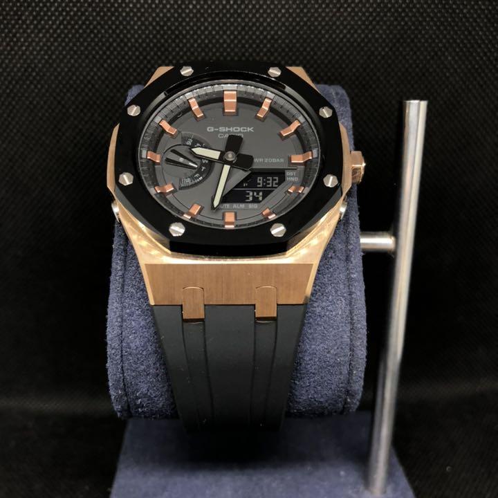 GA-2100本体付き ラバーベルトセット カシオーク カスタム Gショック
