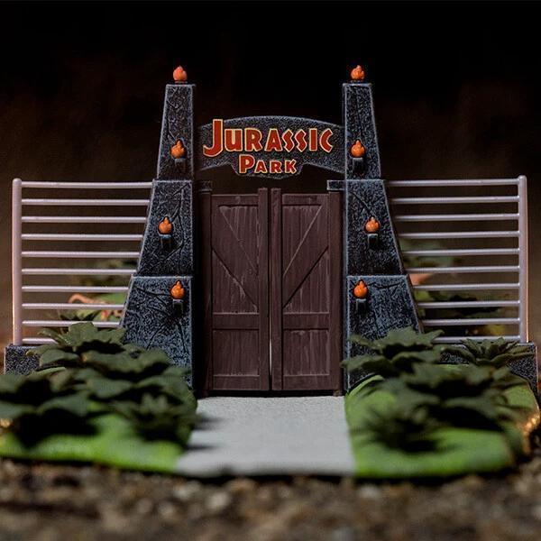 【新品・未使用】 ジュラシックパーク ジオラマ ゲート ジュラシックワールド 新品・未使用】 ジュラシックパーク ジオラマ ゲート