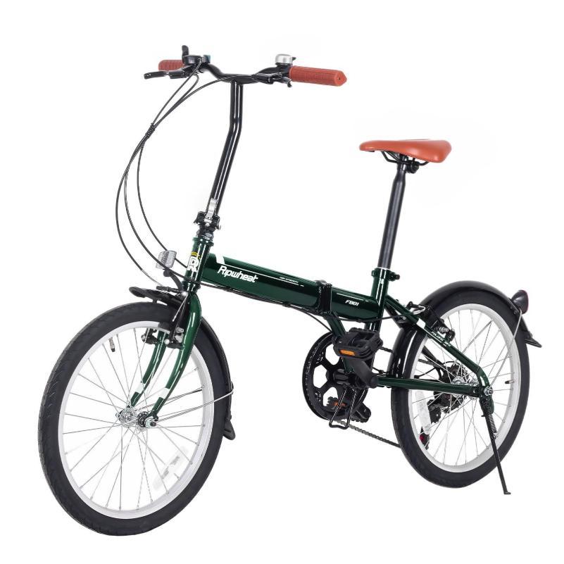 折りたたみ自転車 ブラック 7段変速 20インチ