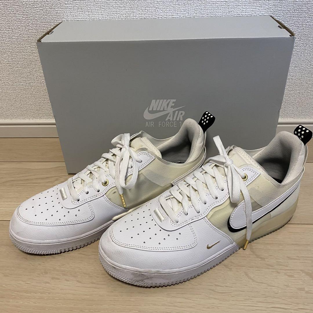 NIKE AIR FORCE 1 リアクト ホワイト 29cm NIKE AIR FORCE 1 リアクト ホワイト 29cm