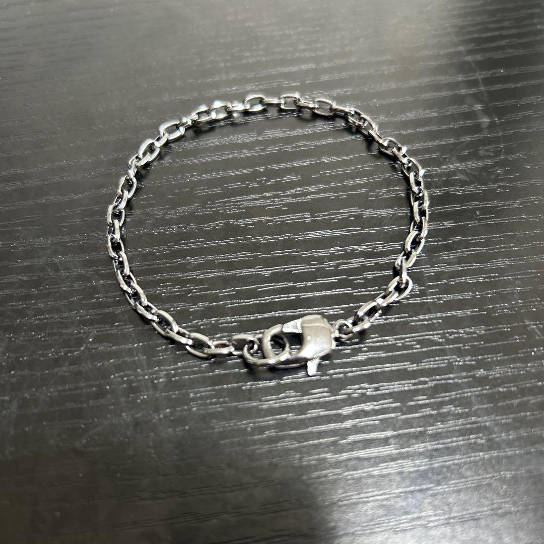 大人気新品 シルバー リンクチェーン ブレスレット - メルカリ アクセサリー