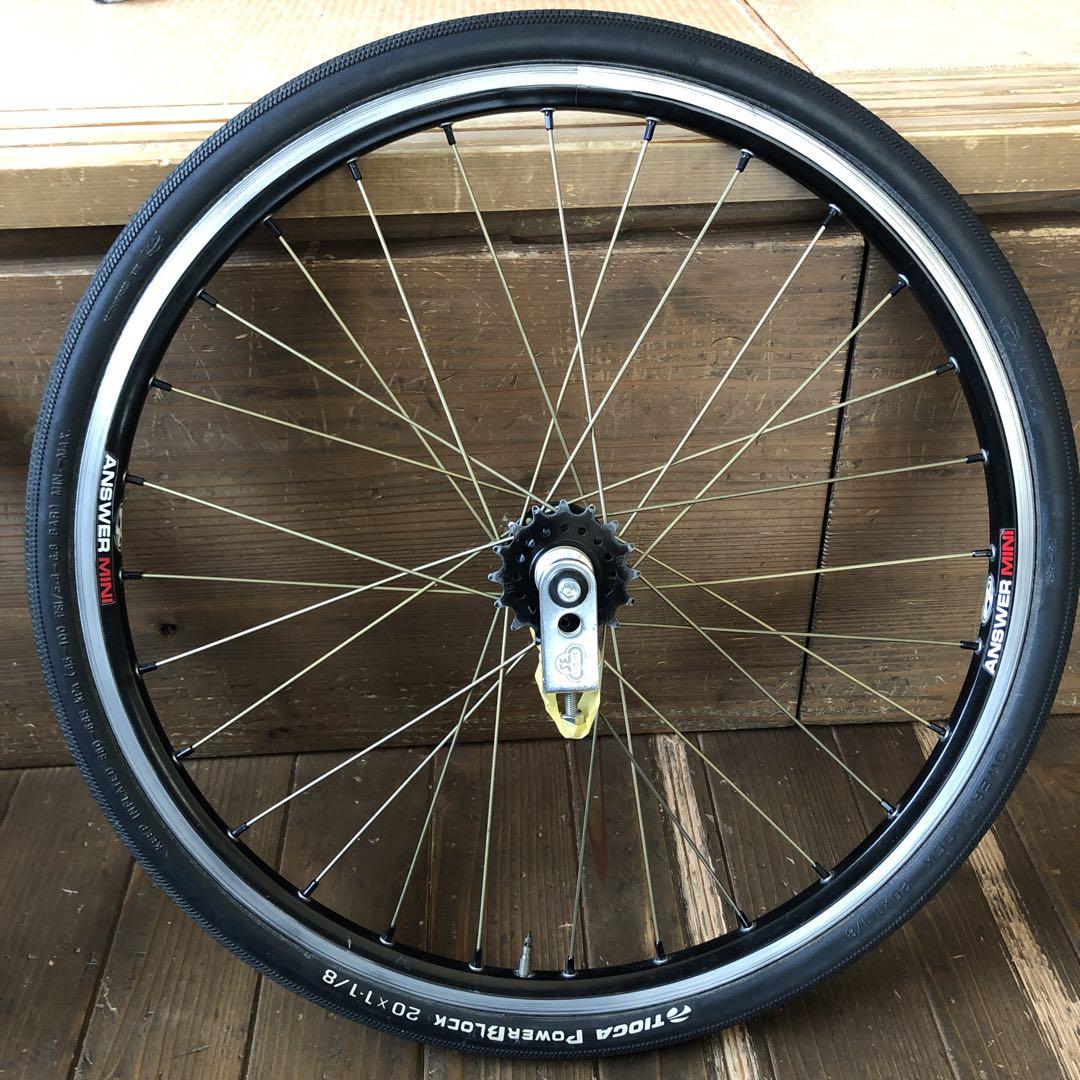 2025春の新作 bmx レーサー チタンホイールセット20*1-1/8 - メルカリ パーツ