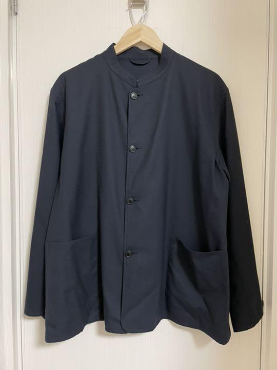 21aw comoli ウールフラノスタンドカラージャケット コモリ