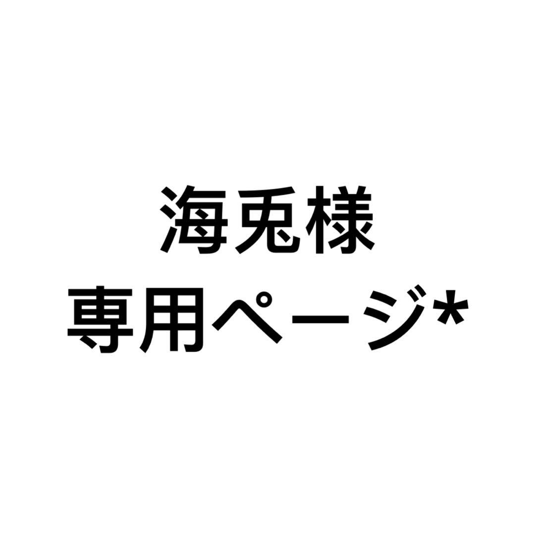 海兎様専用ページ*