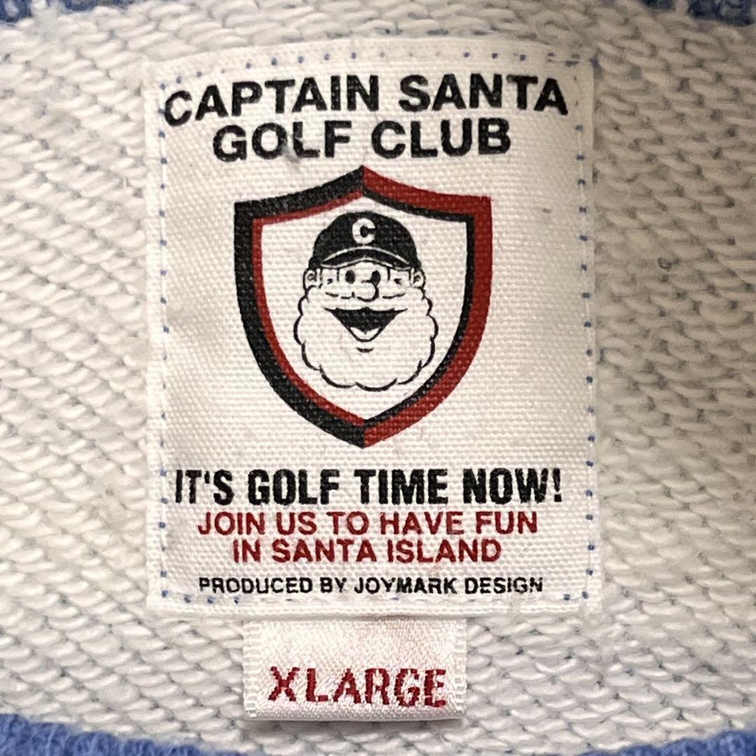 CAPTAIN SANTA スウェット トレーナー 総柄 ゴルフ 個性的 XL
