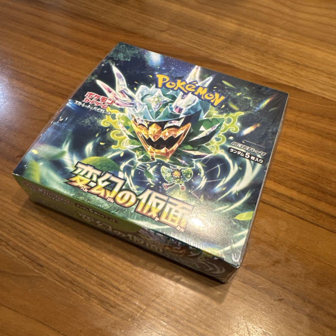 【未開封新品】ポケモンカードゲーム 変幻の仮面 シュリンク付き 未開封BOX
