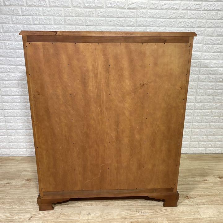 だいどう︹ 横浜ダニエル 収納 古家具 アンティーク L6Whd-m70628104753 天然木 6段チェスト タンス ⑺にオススメ