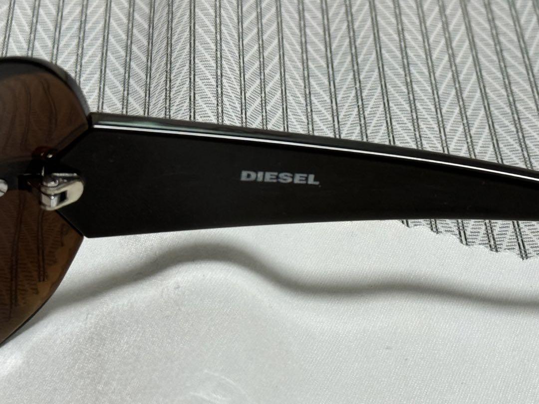 DIESEL サングラス ブラウン グラデーションレンズ