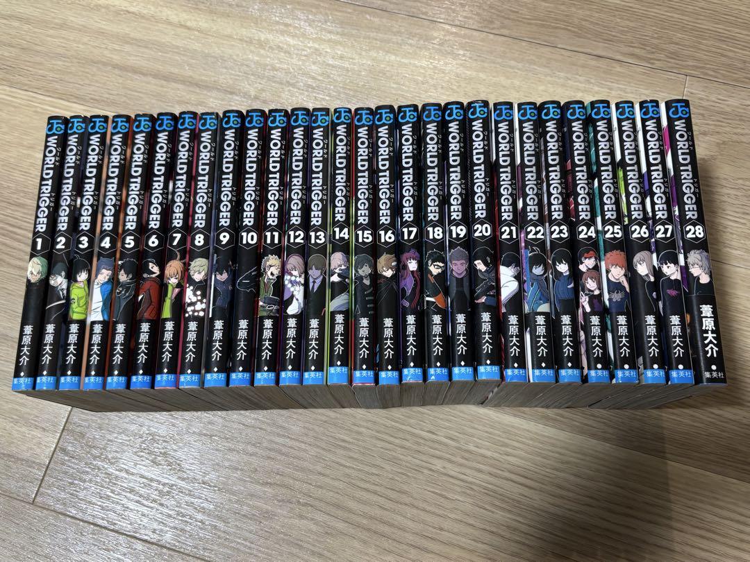 ワールドトリガー全巻（28巻新品）その他グッズ96点セットおまけ3点 ワールドトリガー 1～28巻+オフィシャルデータブック 全巻セット