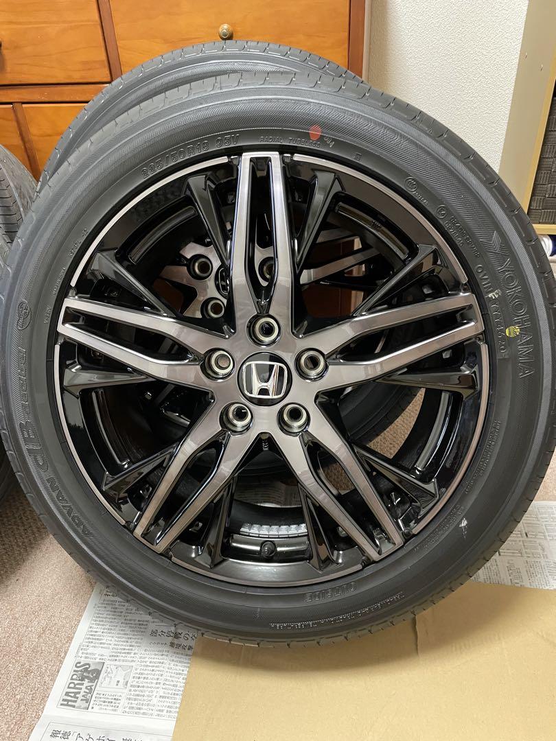 ホンダ純正　オデッセイ　RC4　純正　ホイールセット　225/50R17 9分山 超バリ溝】ホンダ RC4 オデッセイ 純正 17in 7J +55