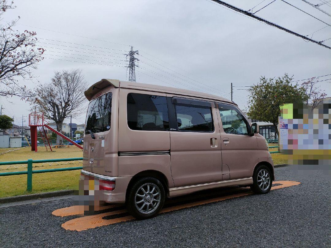 ダイハツ　アトレーワゴン　4WD ナビ付き、バックカメラ付き、アルミホイル国内自動車本体