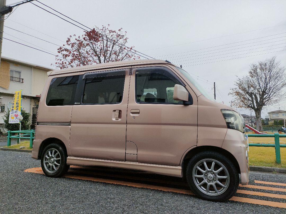ダイハツ　アトレーワゴン　4WD ナビ付き、バックカメラ付き、アルミホイル