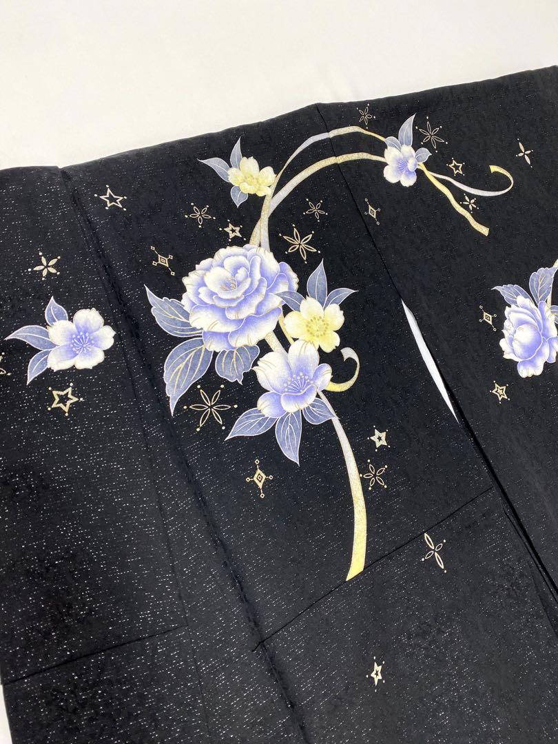 振袖 豪華 ラメ刺繍 金彩 銀通し 紋意匠 身丈173cm 撥水加工済