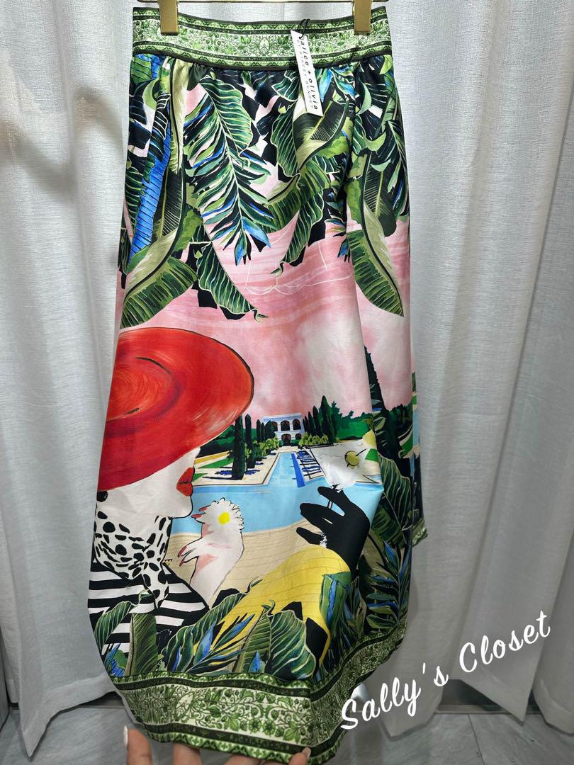 ❣️25新作 新品♡ Alice+Olivia プリントロングスカート♡ 672