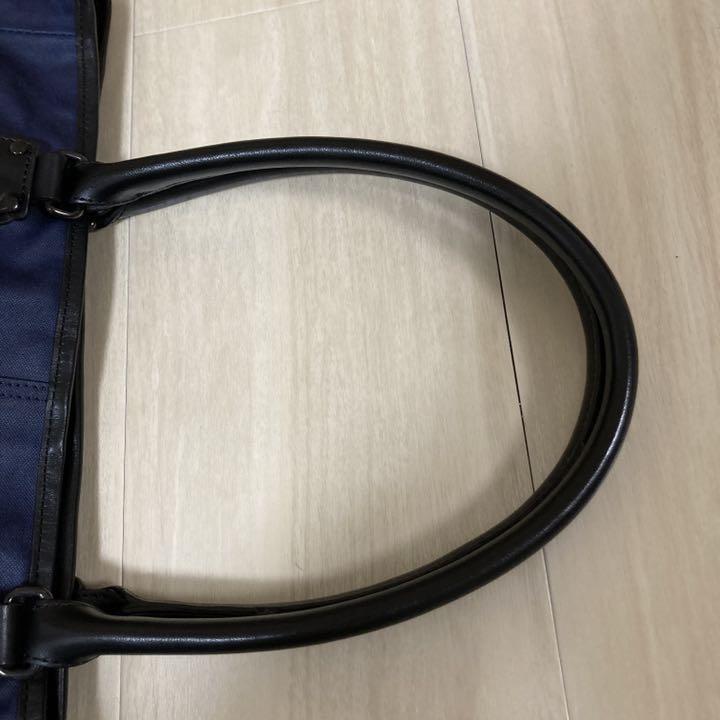 人気 バッグ ネイビー レザー×ポリカーボネート 7tE4u-m70635229623 agnes b. トート 高評価得価
