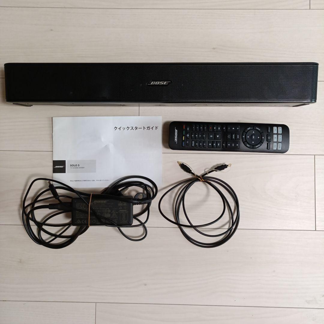 Bose Solo 5 TV sound system ワイヤレスサウンドバー