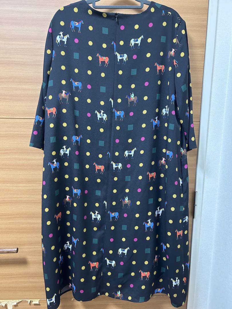 mannineマンナイン　長袖ワンピース