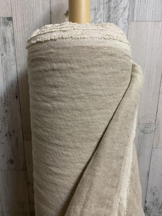 LD継続＊児島炊きリネン生地【400cm×108cm巾】(二重織り)