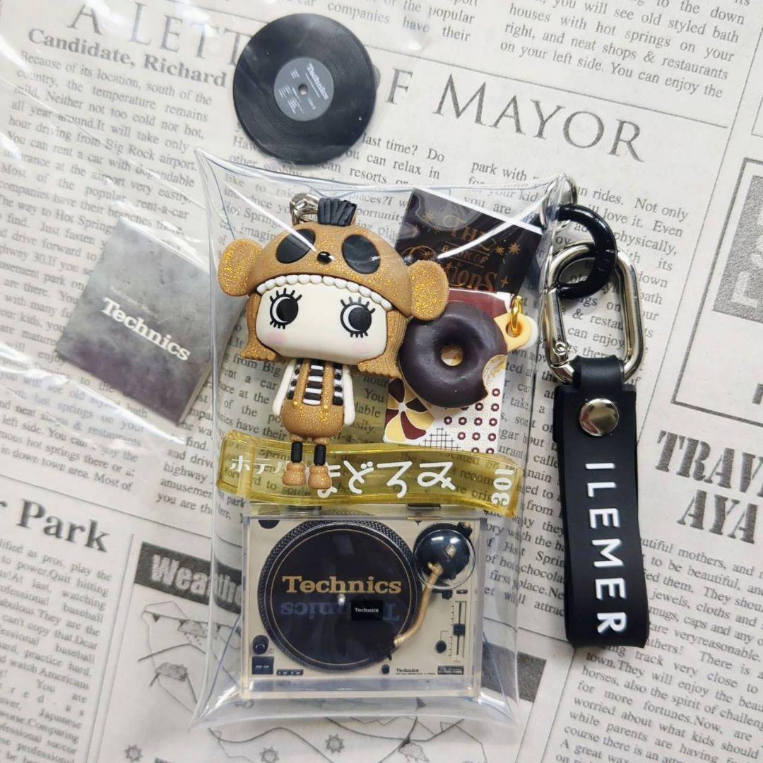 イルメール　サプライズハッピーチャーム　テクニクス　ＬＰ盤　ガチャ詰めポーチ　金