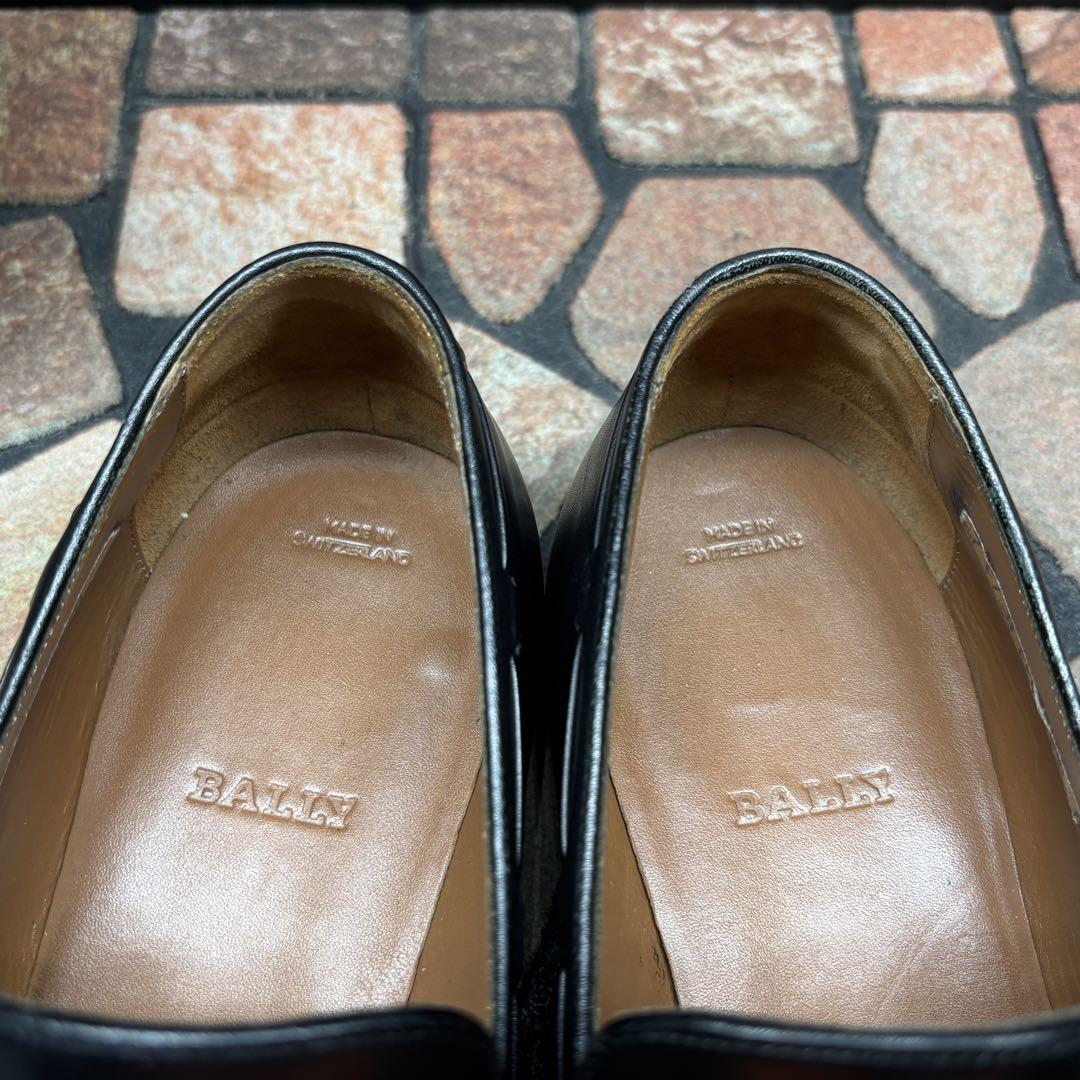 美品□BALLY バリー【26.0】本革 革靴 タッセルローファー