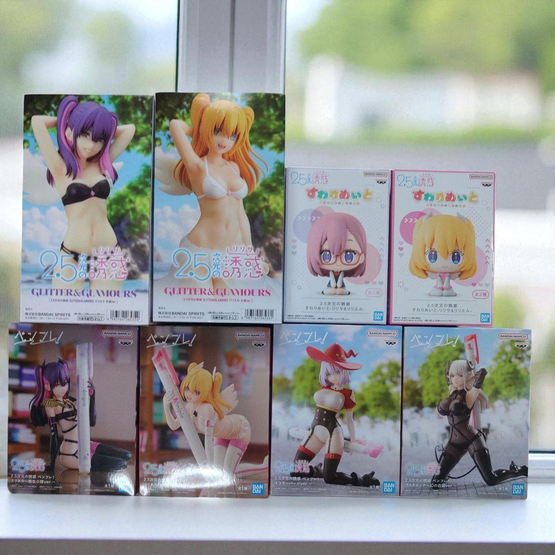 新品未開封点8点 にごりり フィギュア ペンフレ 水着 ミリエラ リリエル 他
