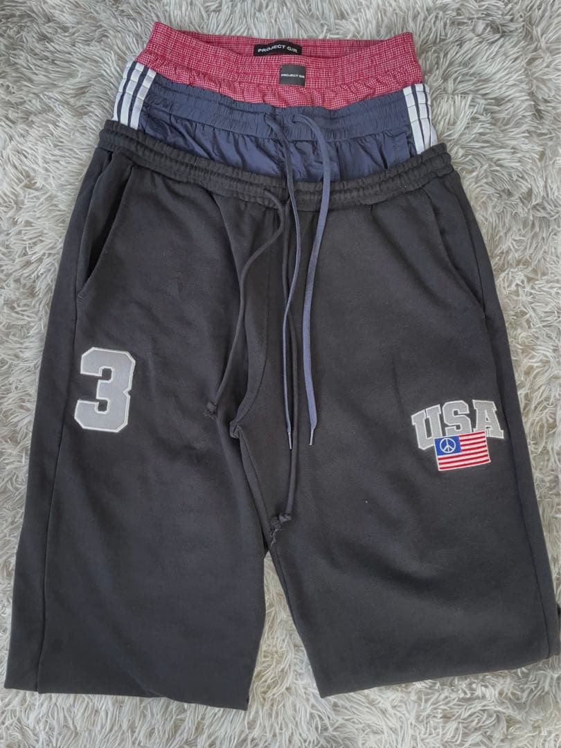 PROJECT G/R 3 LAYERED SWEAT PANTS 1 PROJECT G/R 3 LAYERED SWEAT PANTS 1