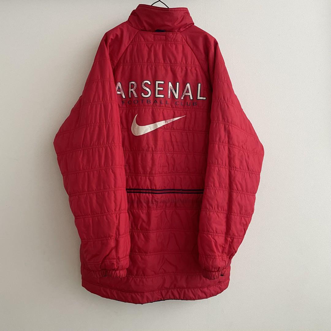 アーセナル　ジャケット　リバーシブル　サッカー　ユニフォーム　古着　90s
