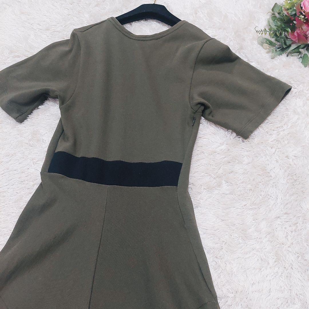 美品 KOCHE コシェ アシンメトリー ジャージー ワンピース